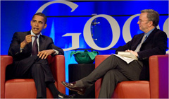 Obama at Google Picture