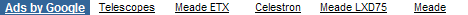 Old AdSense Link Unit
