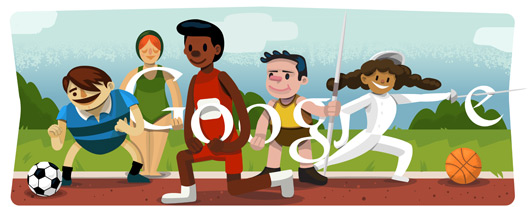 Google Logo For London 2012 Olympics Open Ceremony