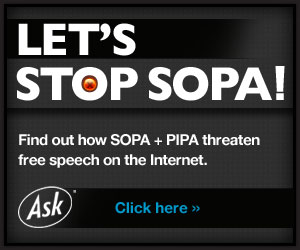 Ask.com SOPA