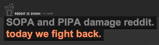 Reddit SOPA