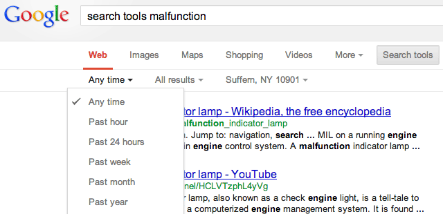 Google Search Tools