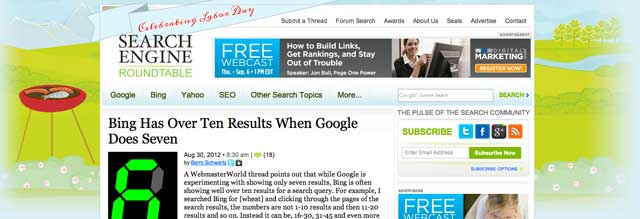 Labor Day Search Engine Roundtable