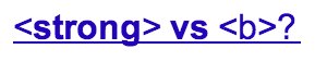Google: Strong vs. Bold