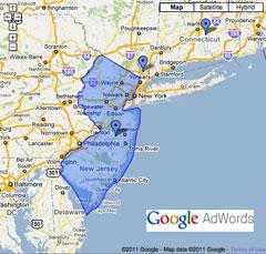 Google AdWords Location