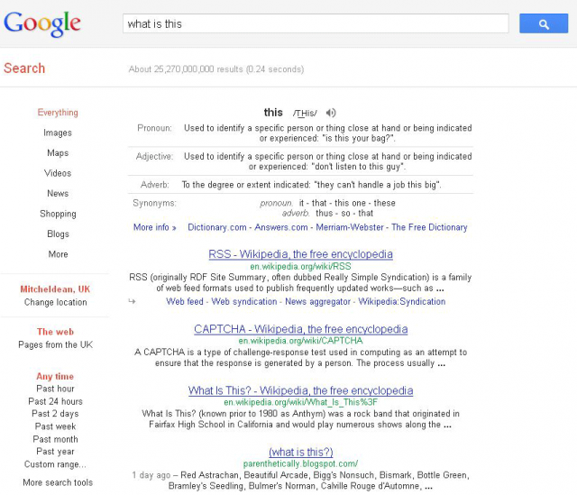 Google Centered Results - click for full size