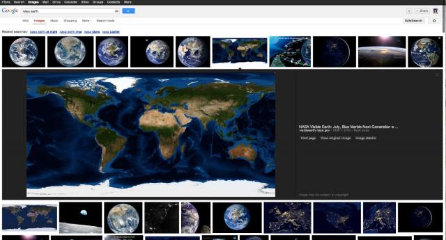 Google Image Search Design New