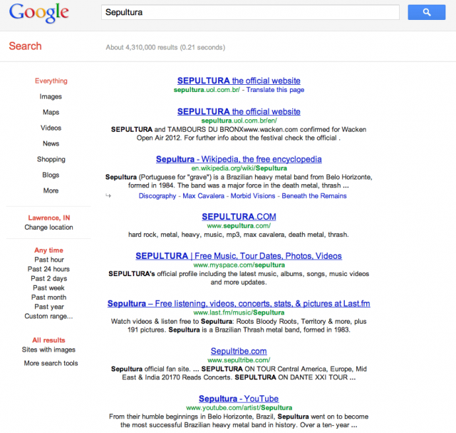 Google Centered Results - click for full size