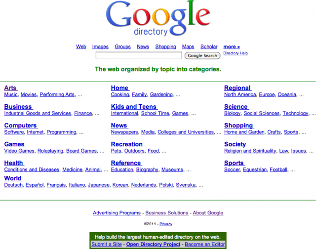 Google Directory