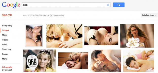 SafeSearch Sex Allowed