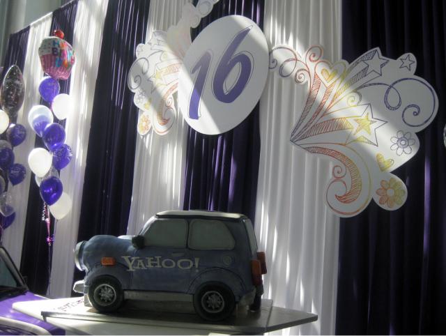 Yahoo's Birthday Cake