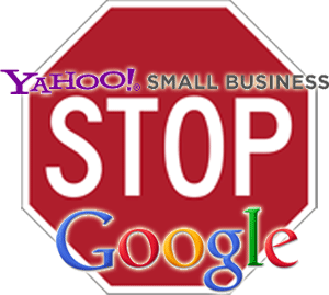 yahoo stopping google