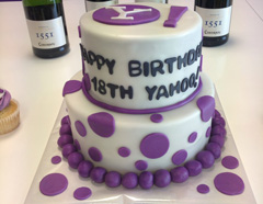 Yahoo's 18th Birthday Cake