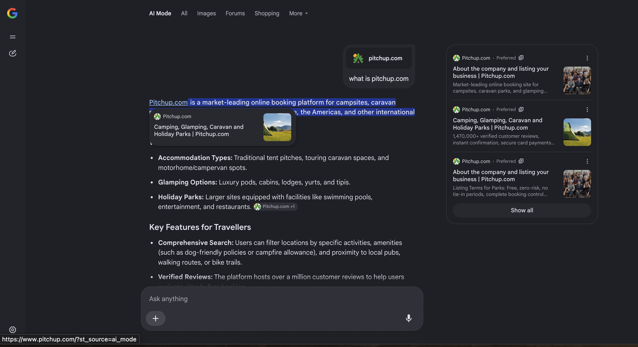 Ai Mode Links