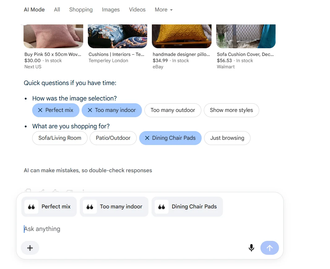 Ai Mode Questions 2