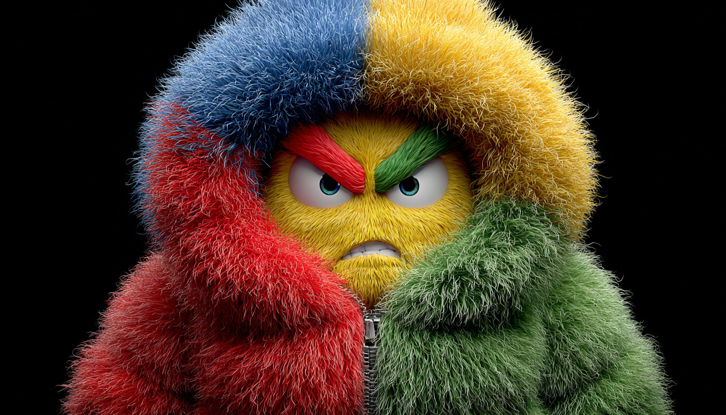 Angry Google Emoji