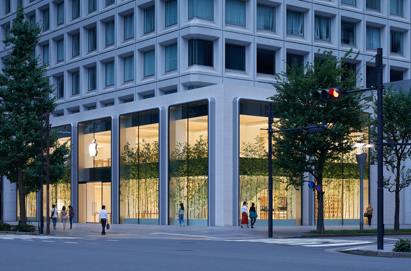 Apple Store Street Corner