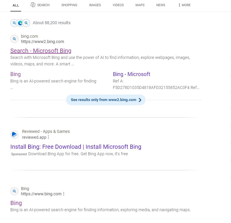 Bing Faded Line Separators
