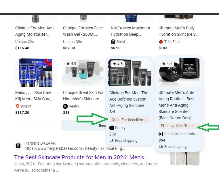 Bing Product Feature Labels