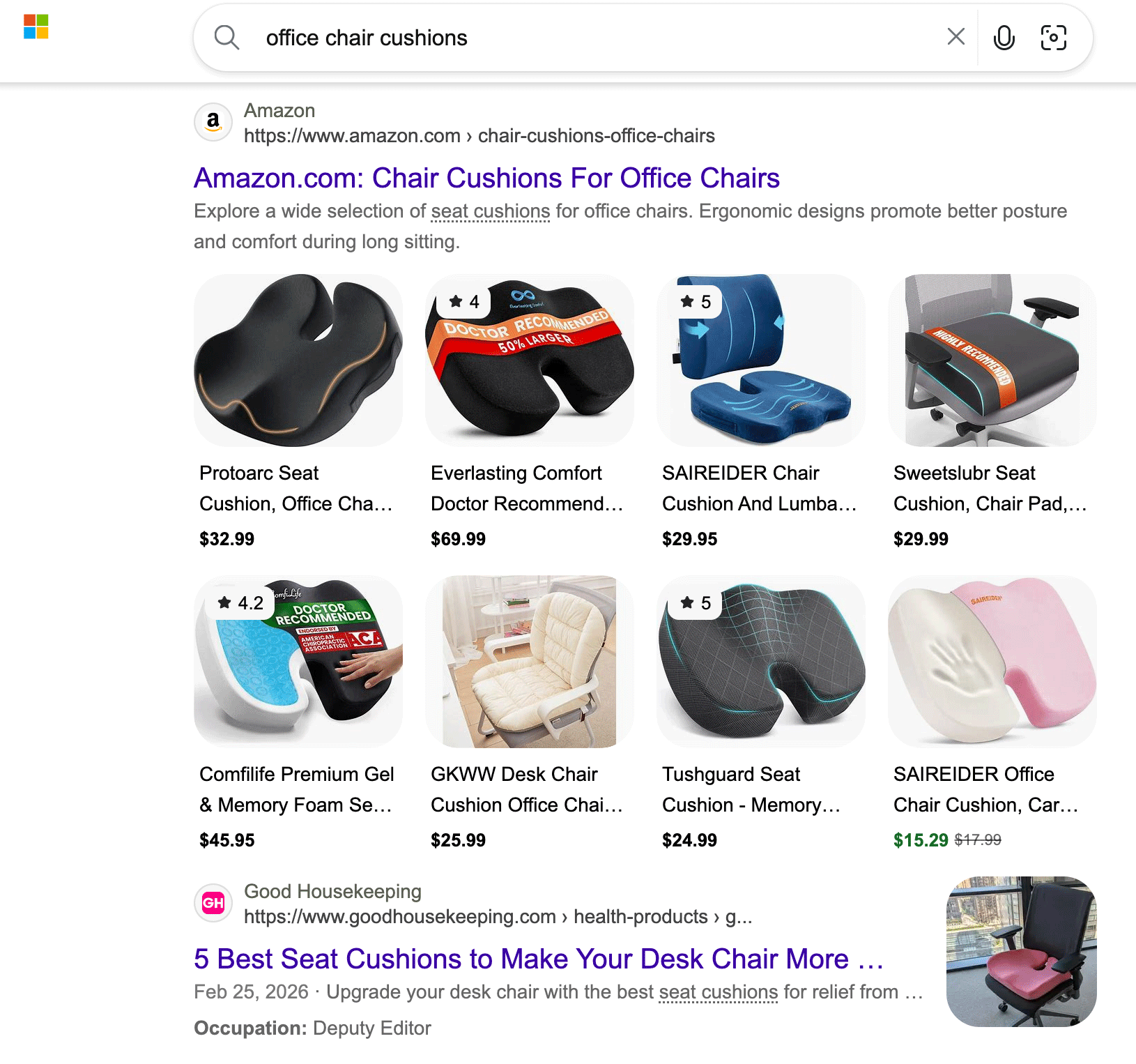 Bing Testing Pricing On Product Images