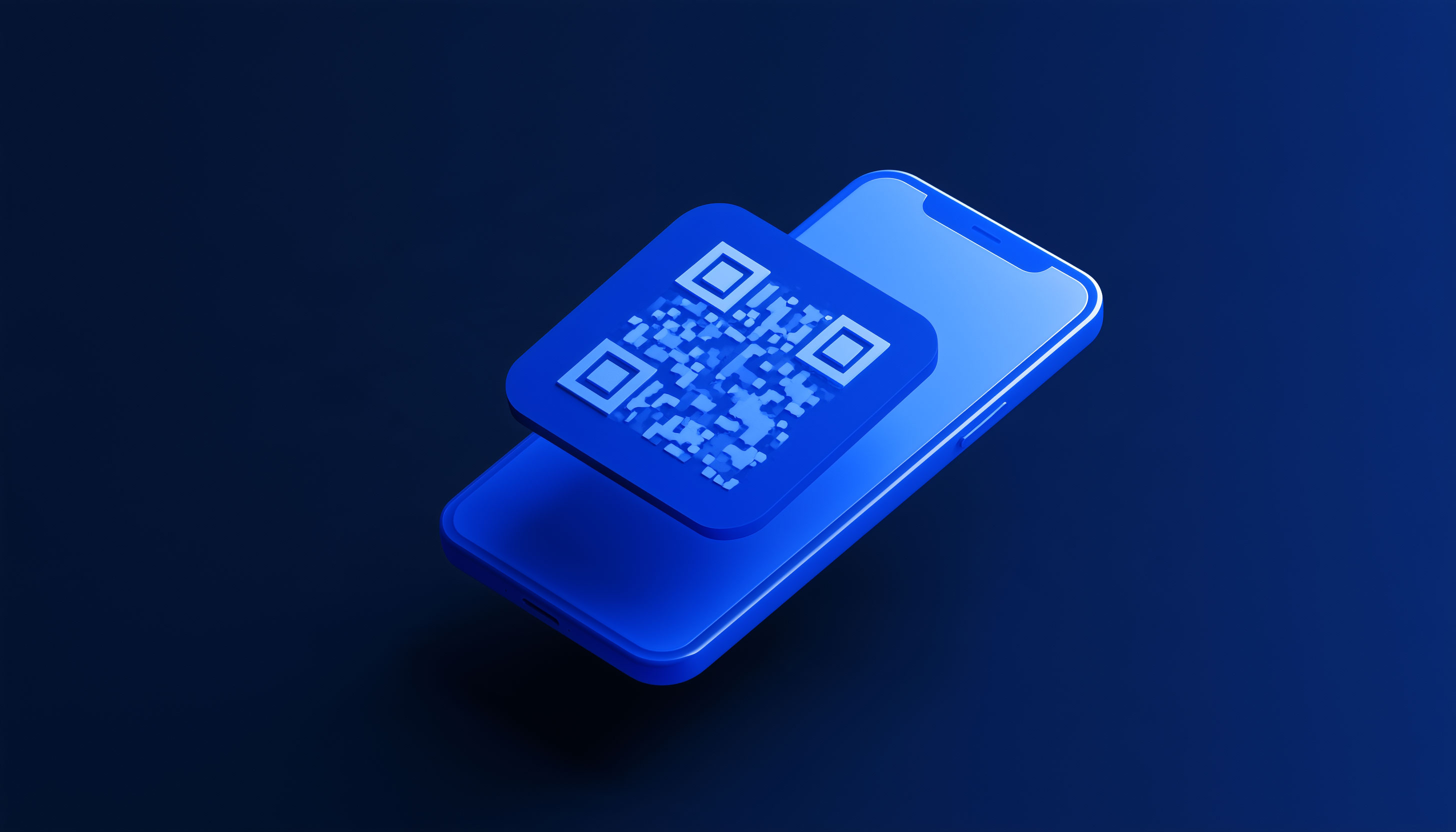 Blue Phone Qr Code