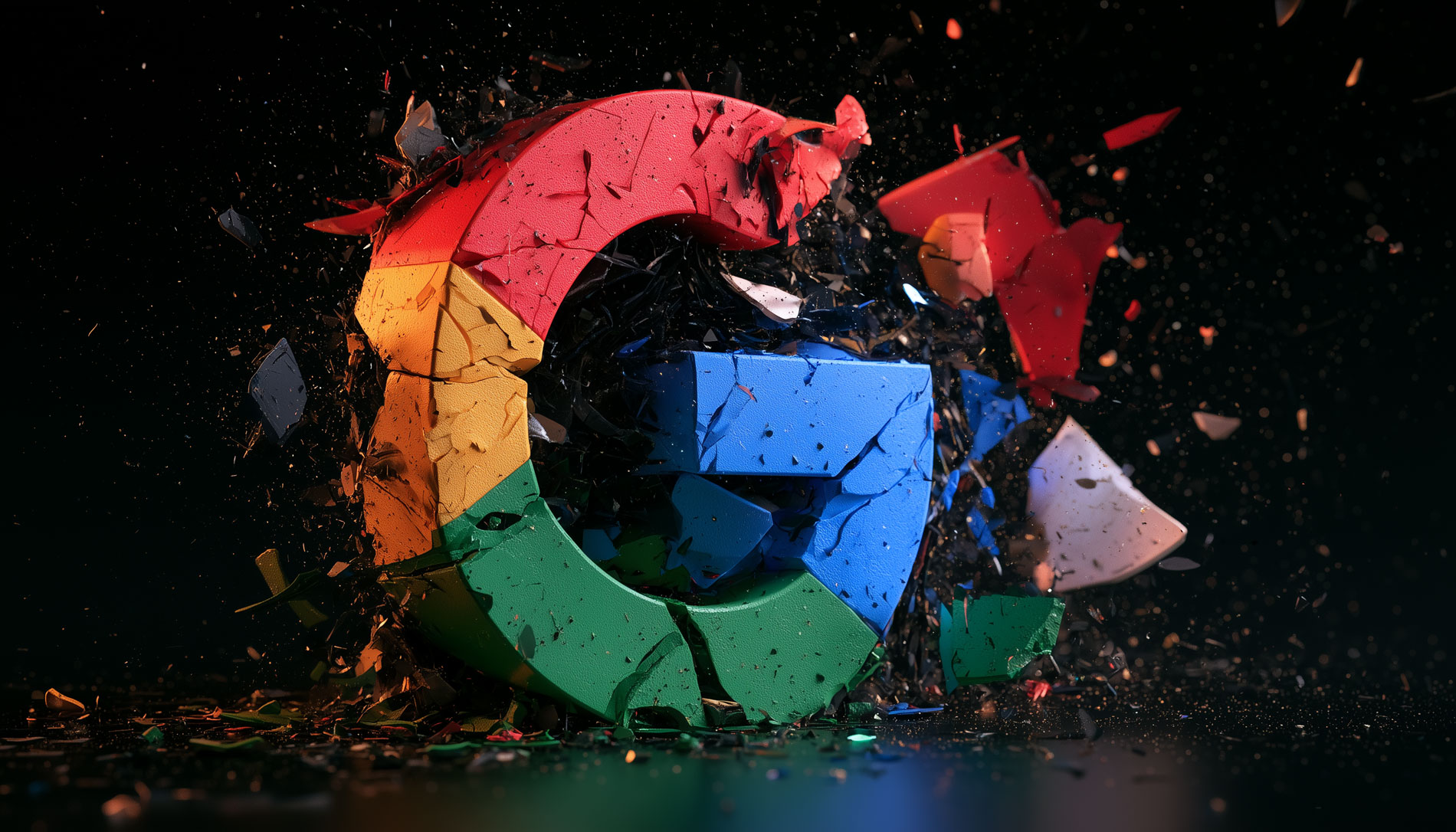 Broken Google Logo
