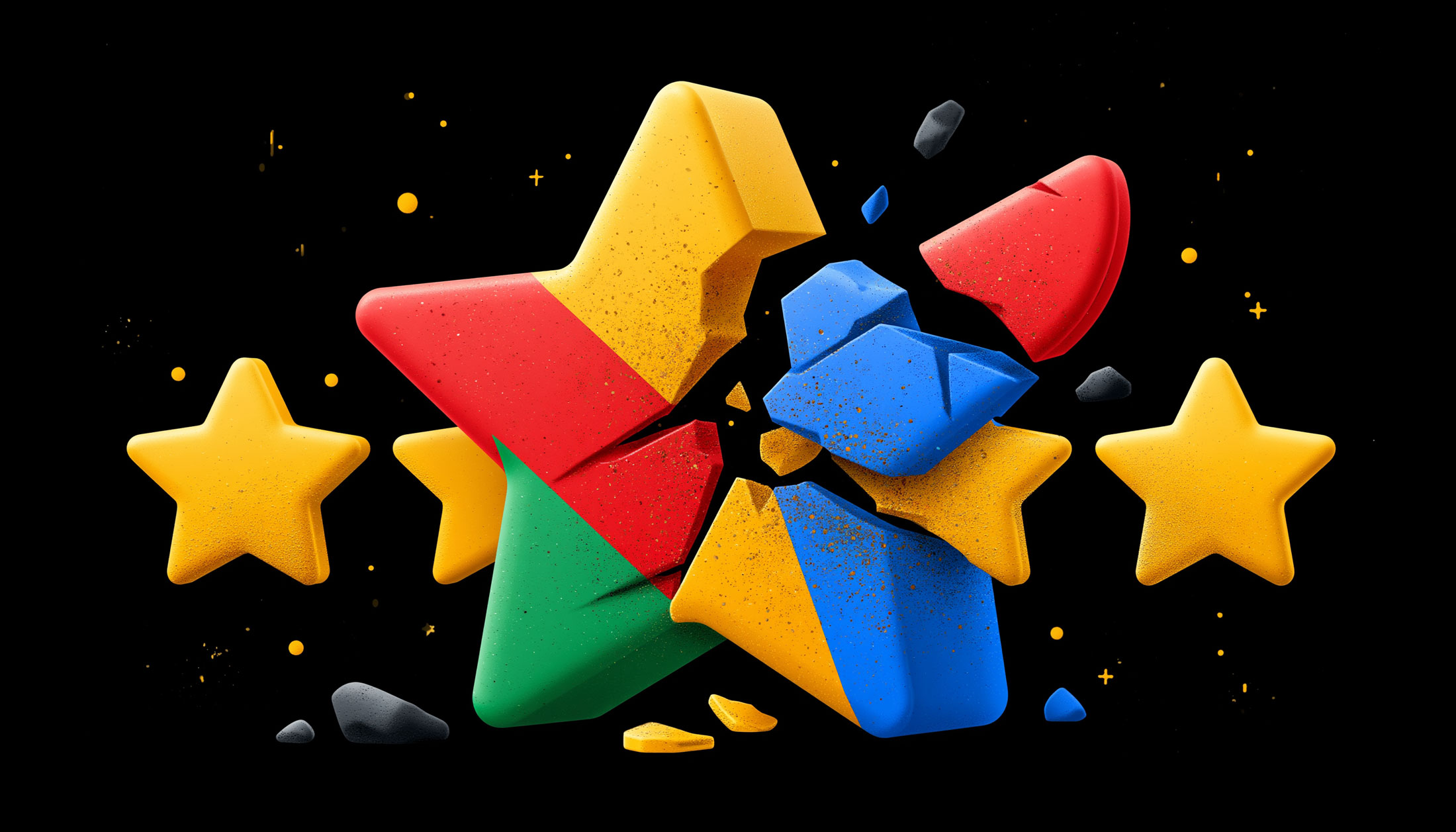 Broken Google Review Star