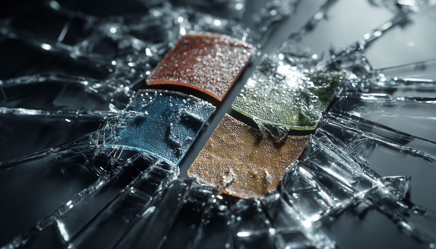 Broken Microsoft Logo