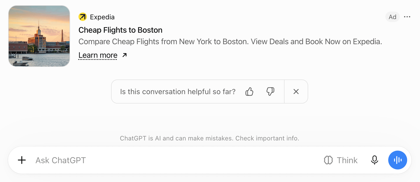 Chatgpt Ads Learn More Link