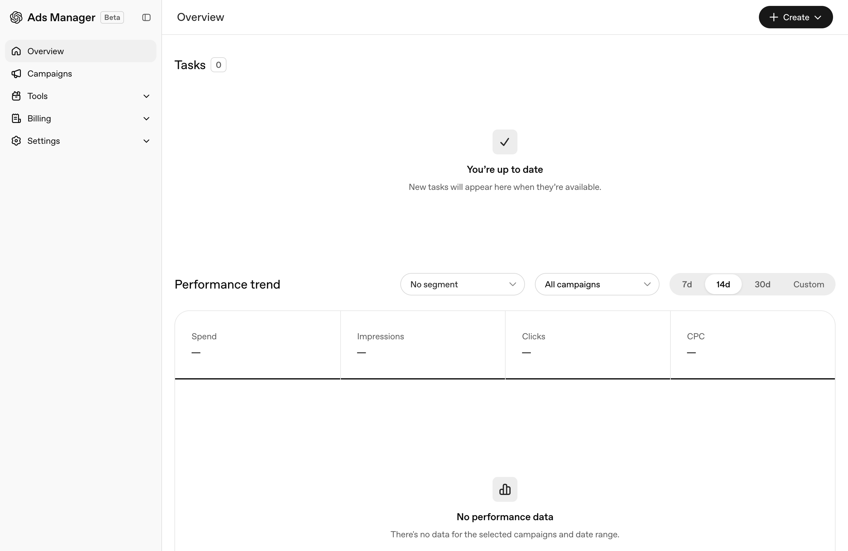 Chatgpt Ads Overview Tab