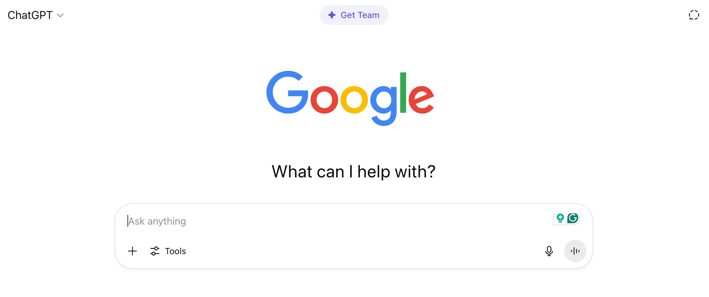 Chatgpt Google