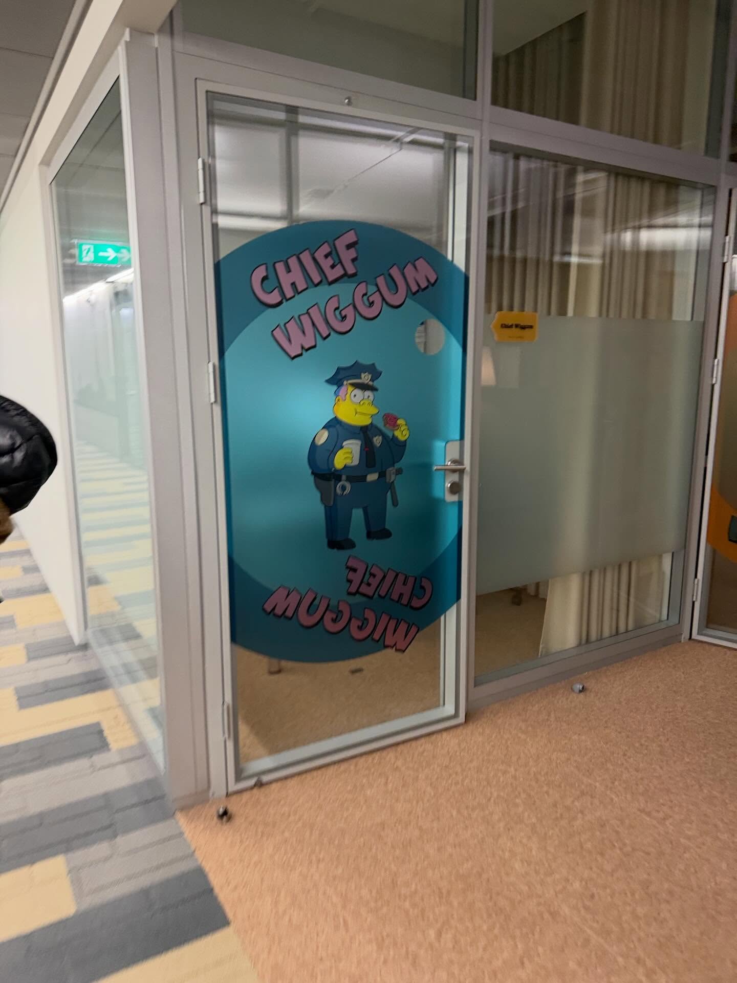 Chief Wiggum Conference Room At Google