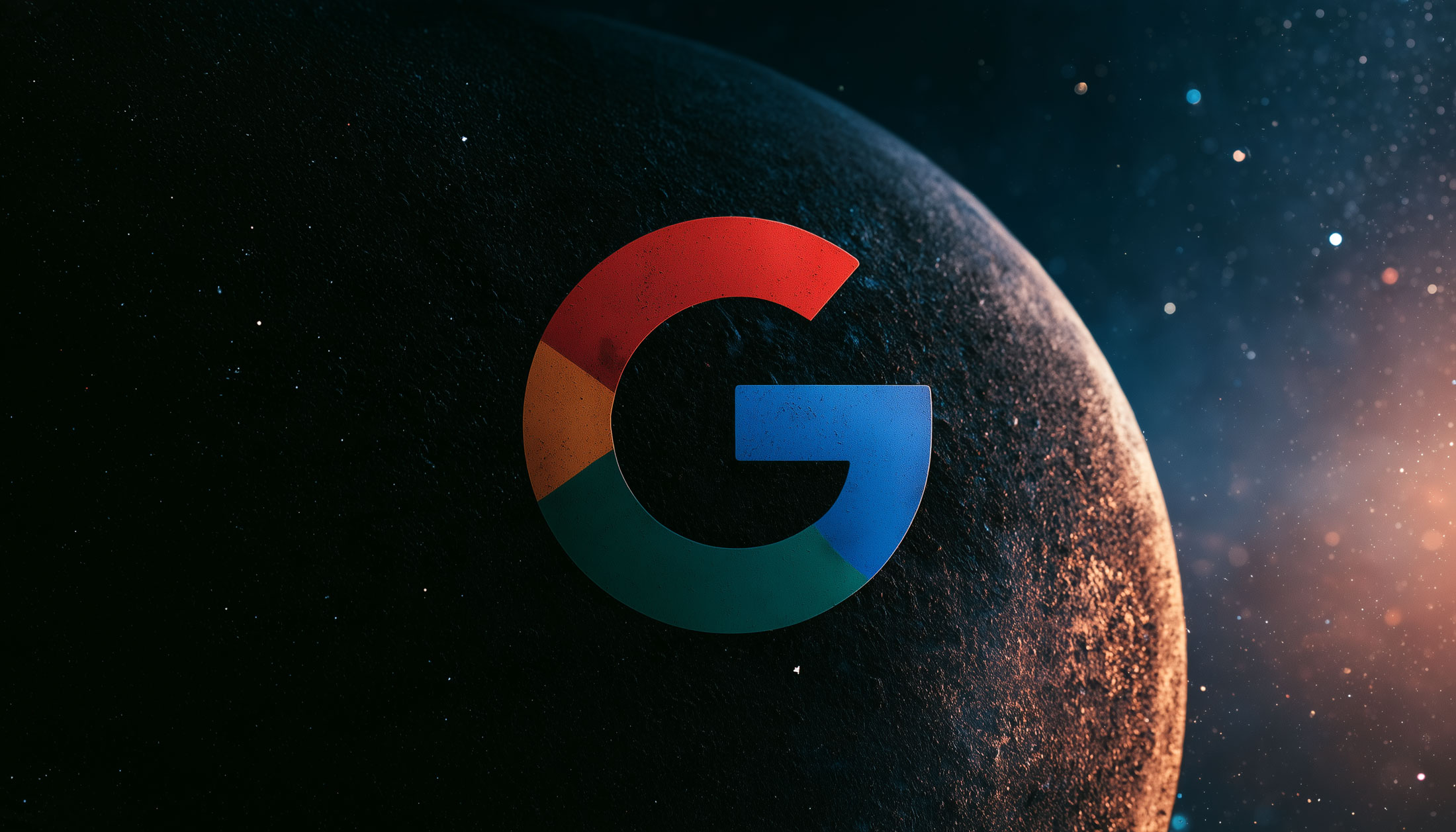 Deep Space Google Logo