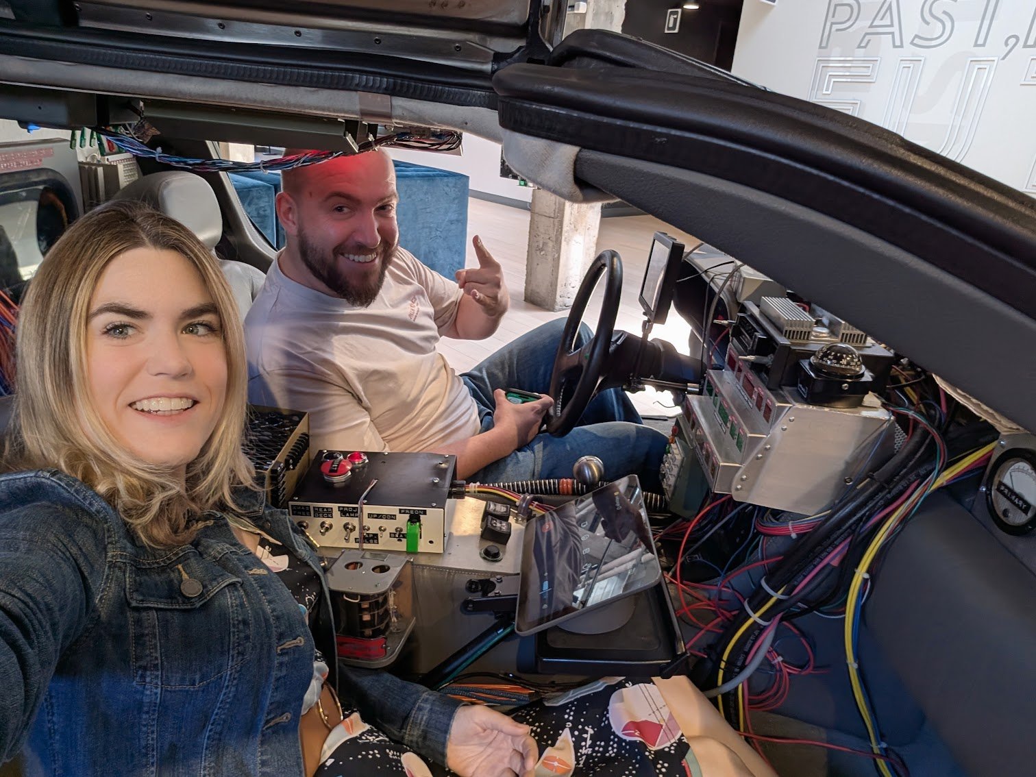 Smart Car With Lots Of Wires With Googler