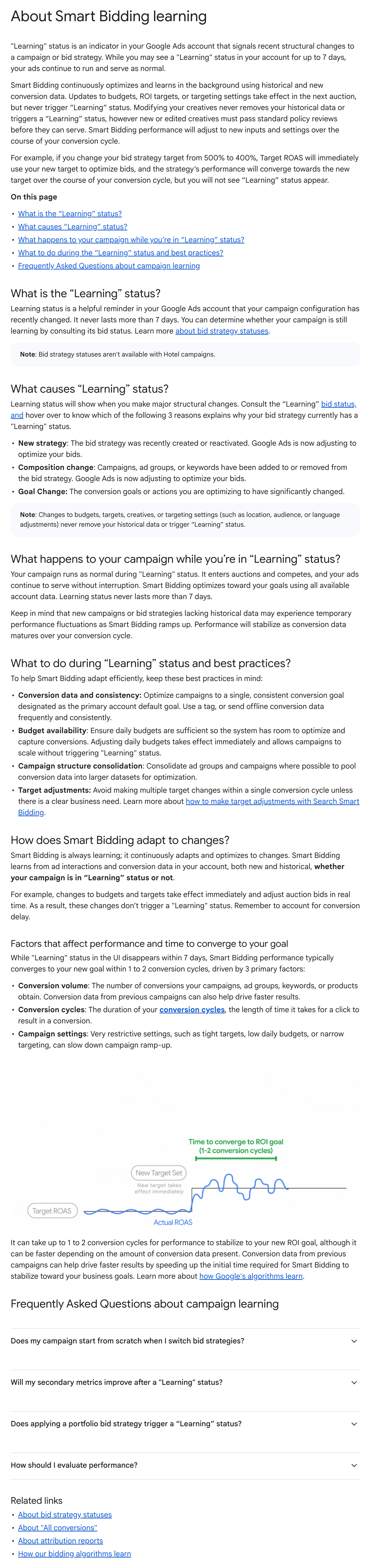Google Ads About Smart Bidding Doc