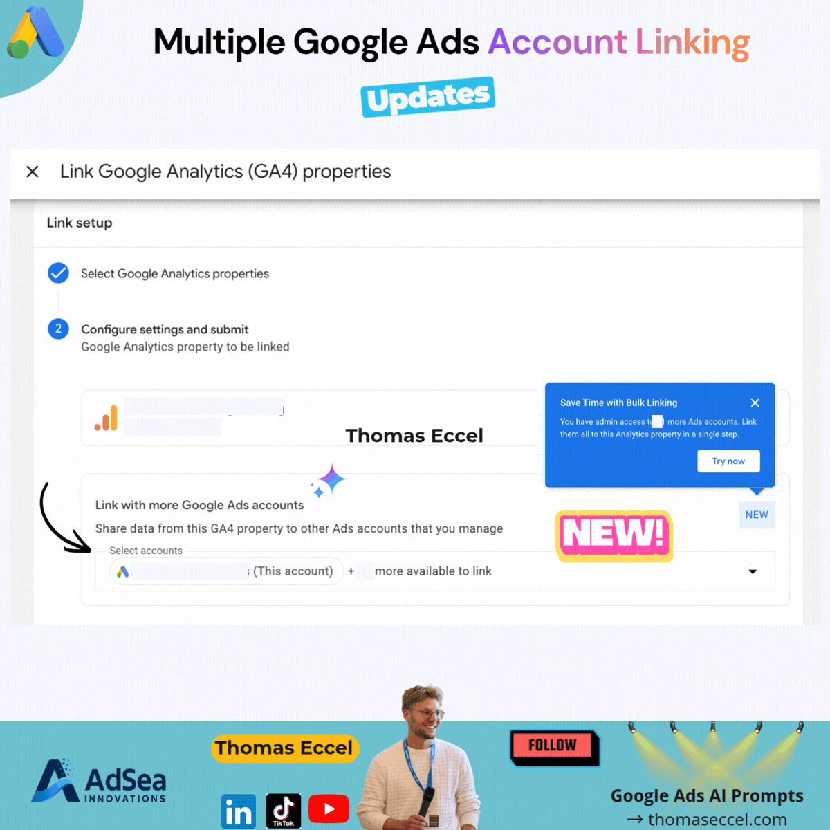 Google Ads Google Analytics Bulk Linking