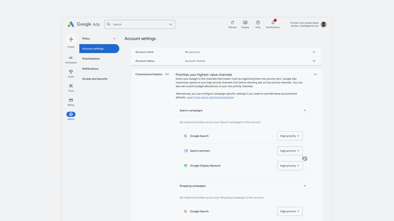 Google Ads Channel Prioritization Budget Allocation