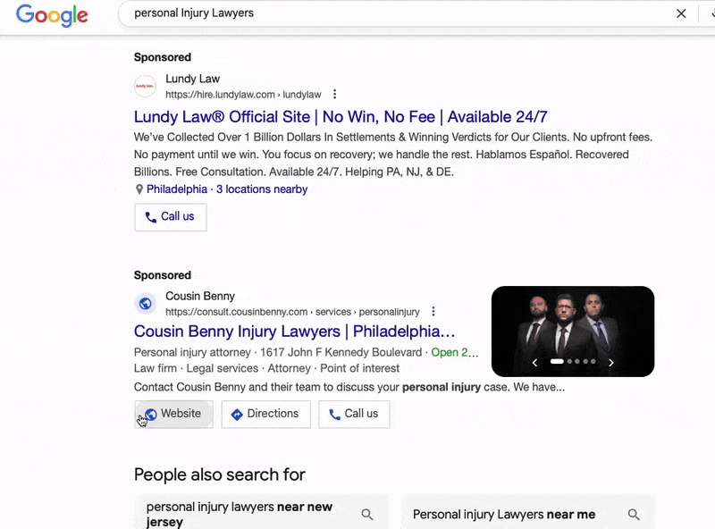 Google Ads Different Colored Shaped Assets