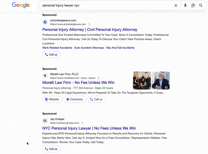Google Ads Different Colored Shaped Assets2