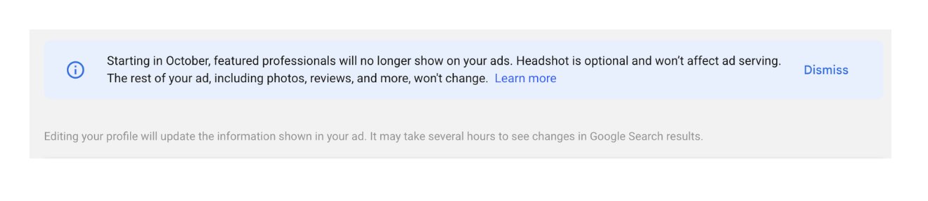 Google Ads Featured Professionals