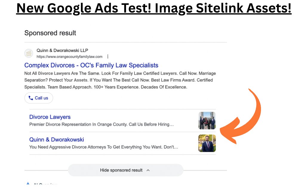 Google Ads Images Sitelinks