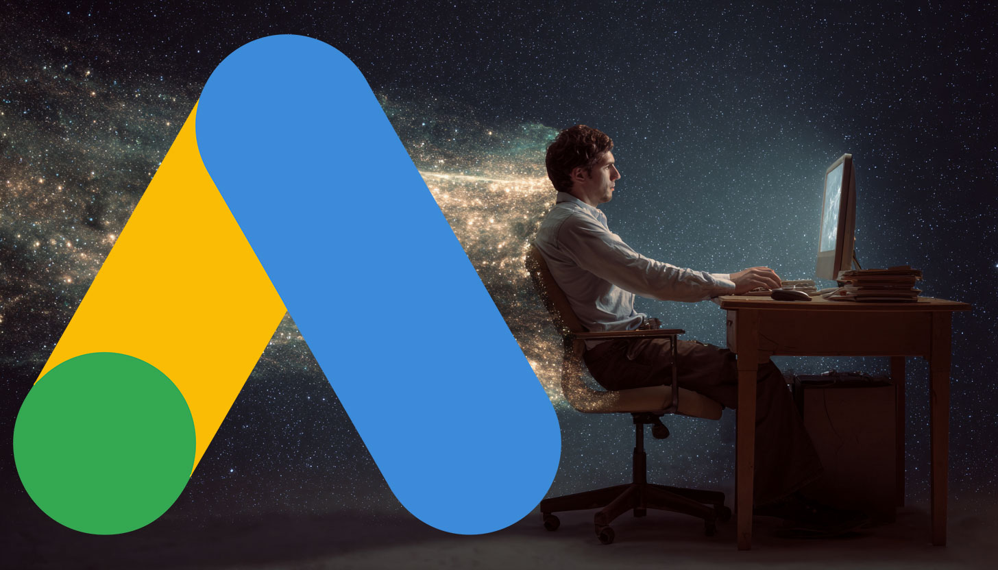 Google Ads Man Space Working