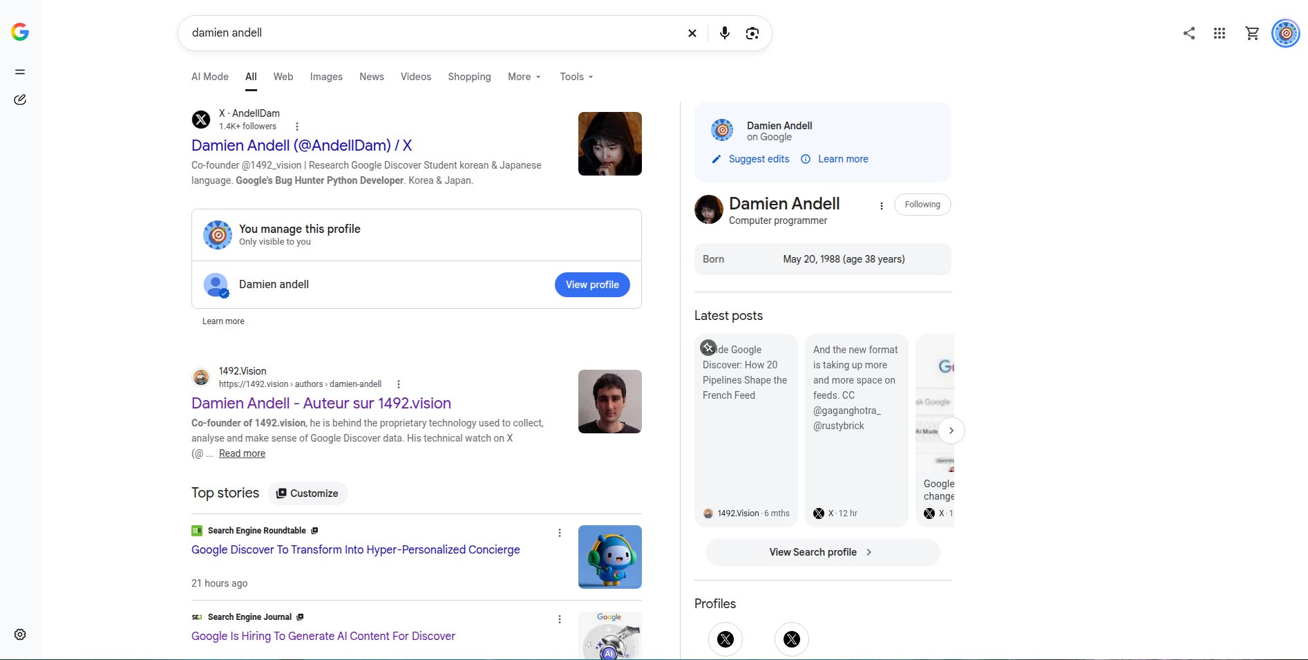 Google Ai Mode Left Sidebar