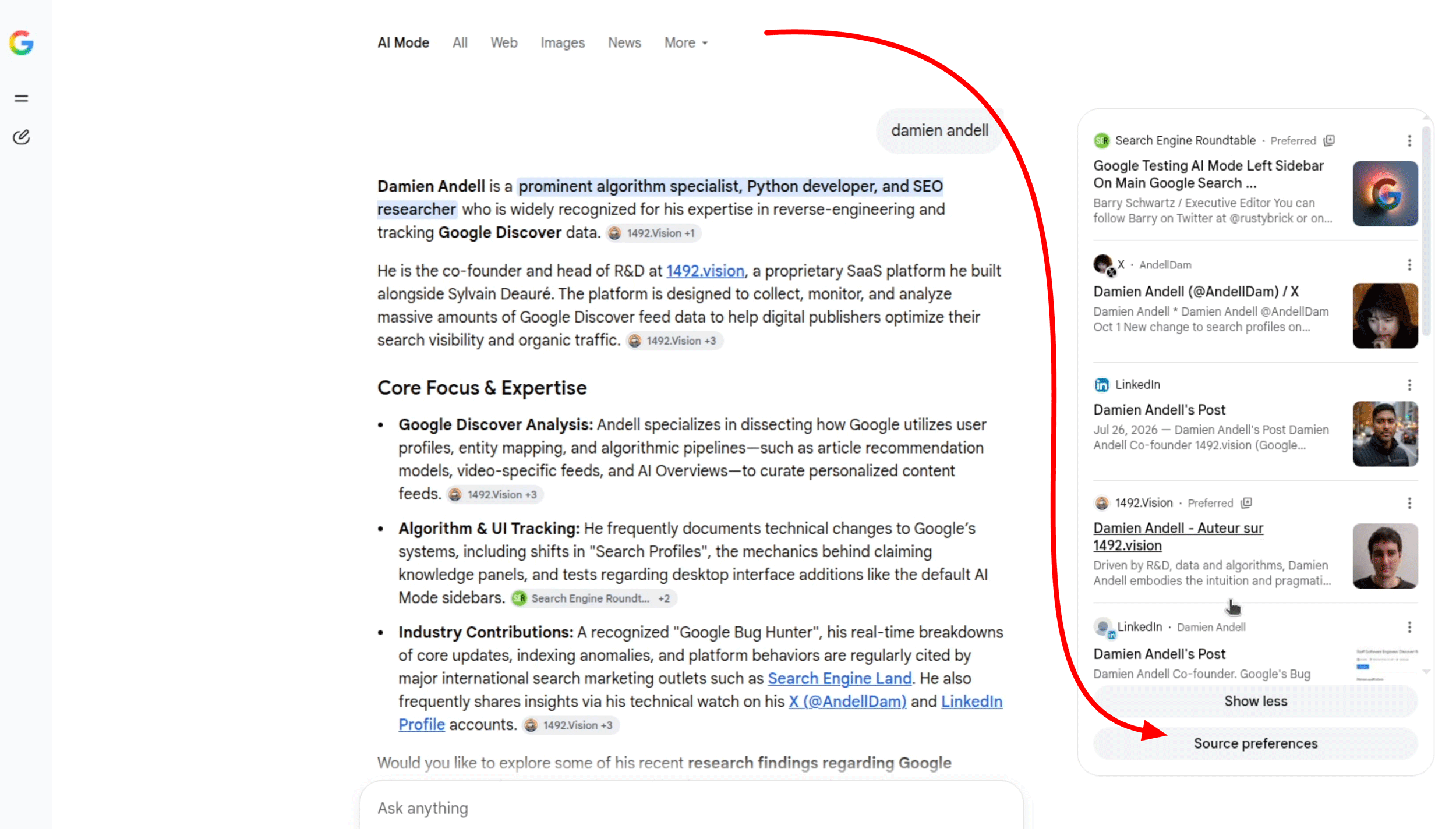 Google Ai Mode Source Preferences
