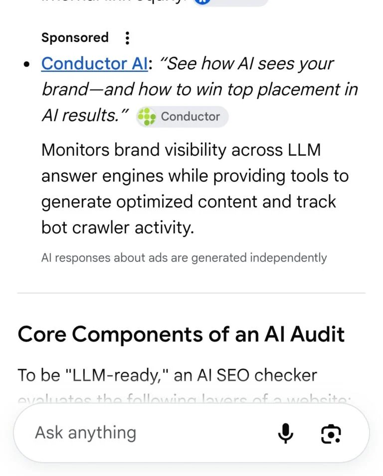 Google Ai Mode Text Link Ads Mobile