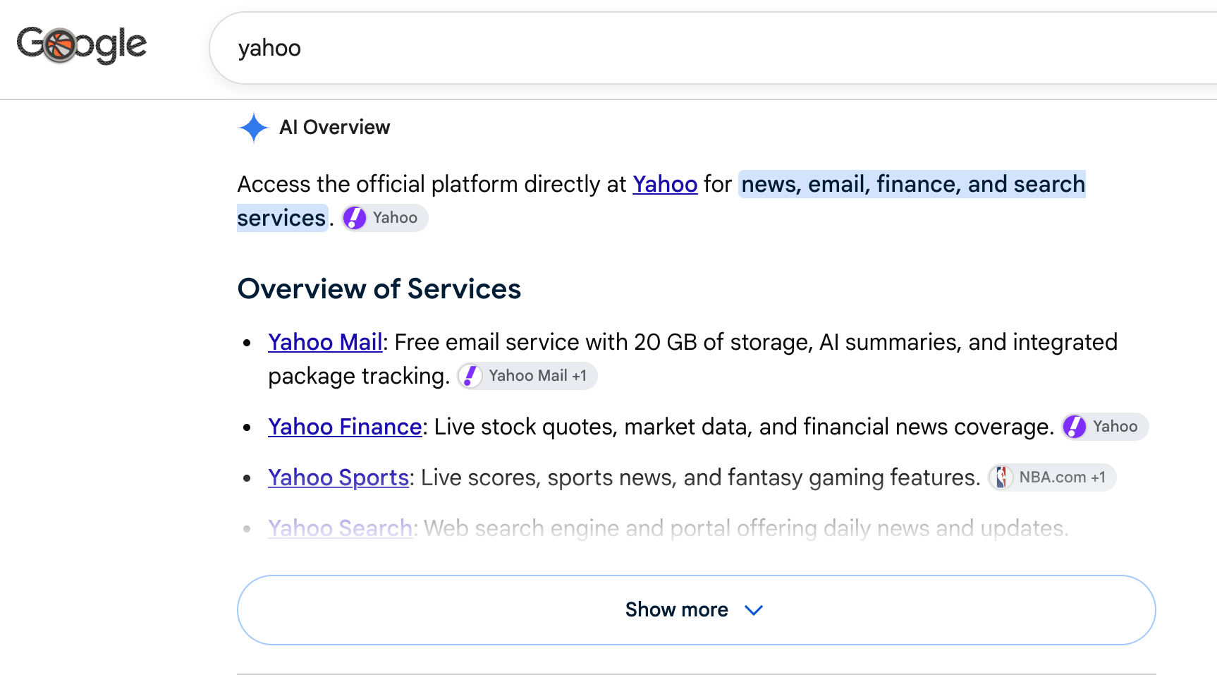 Google Ai Overview Mid Yahoo
