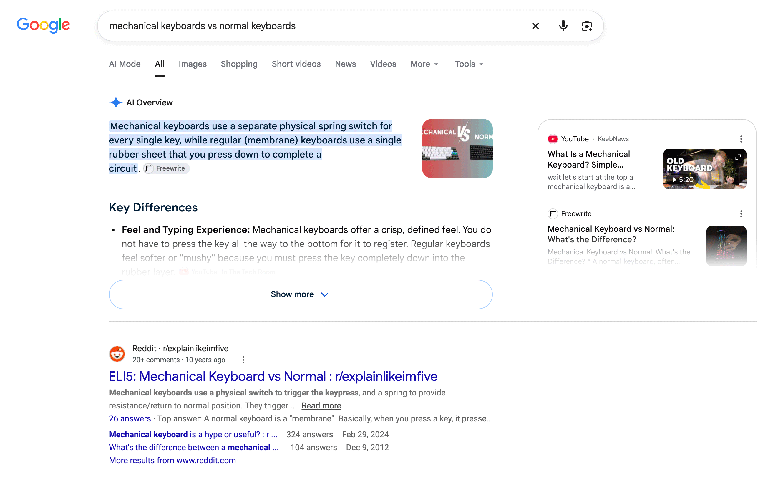 Google Ai Overview Normal