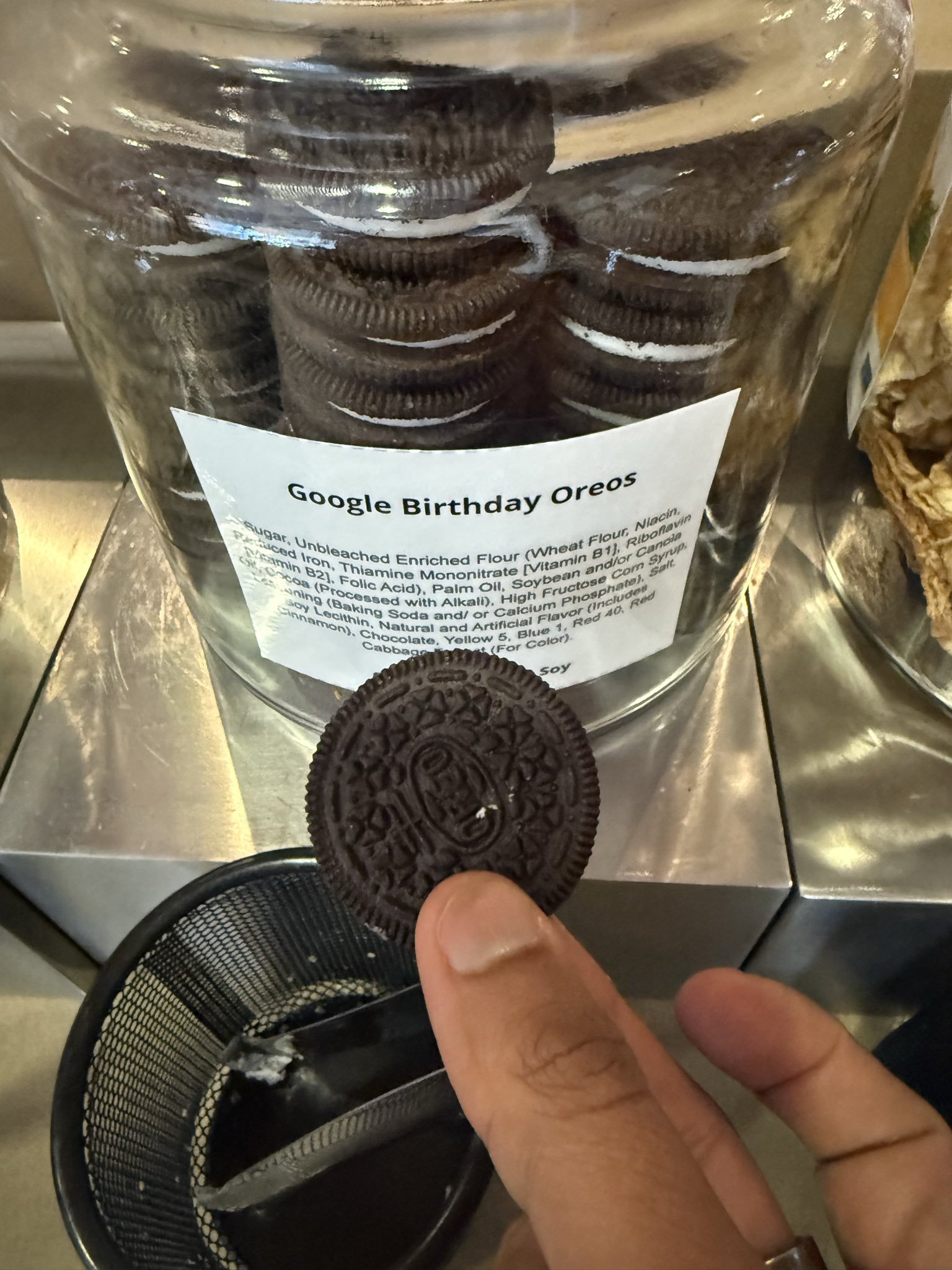 Google Birthday Oreos