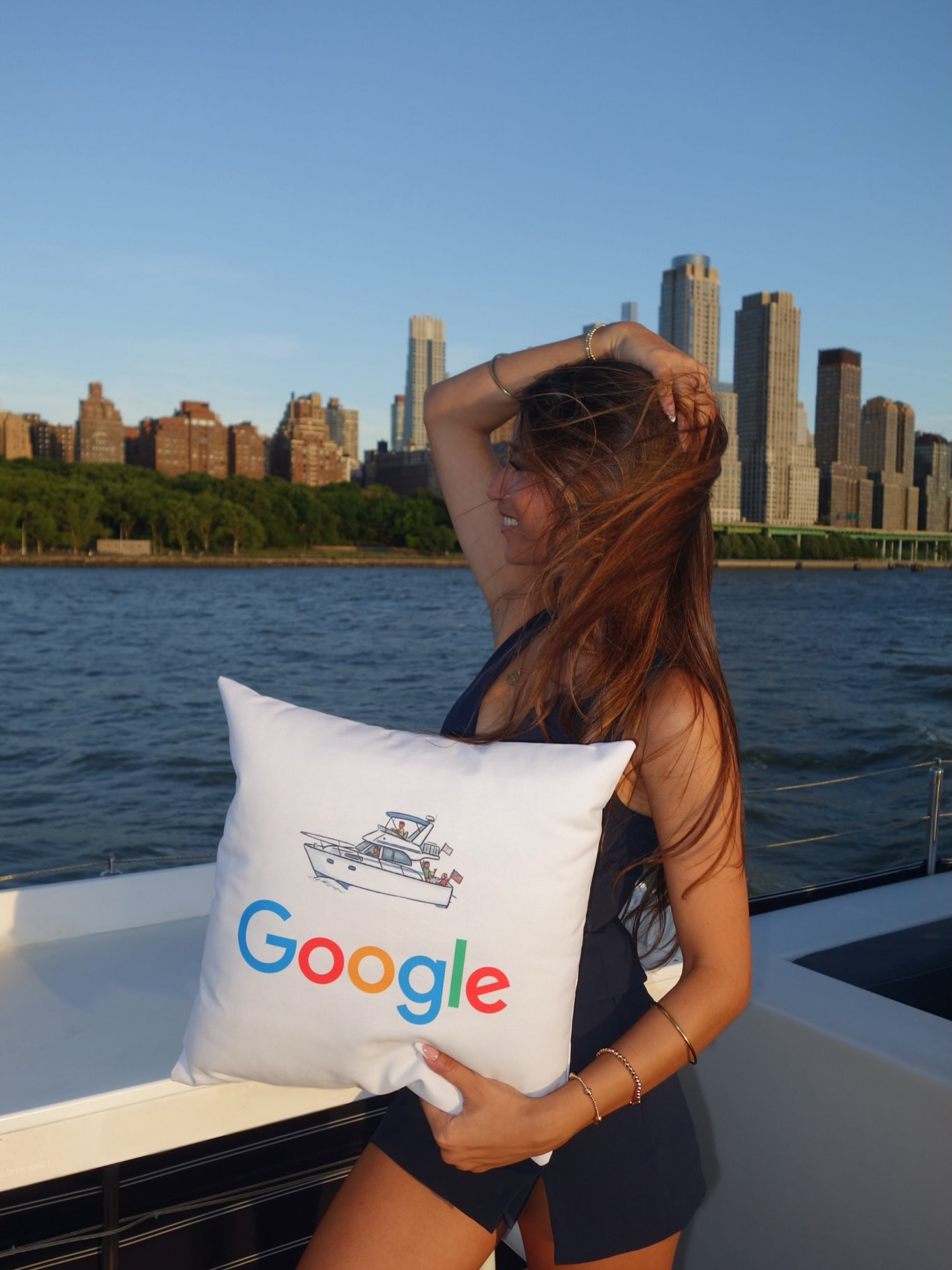 Google Boat Pillow