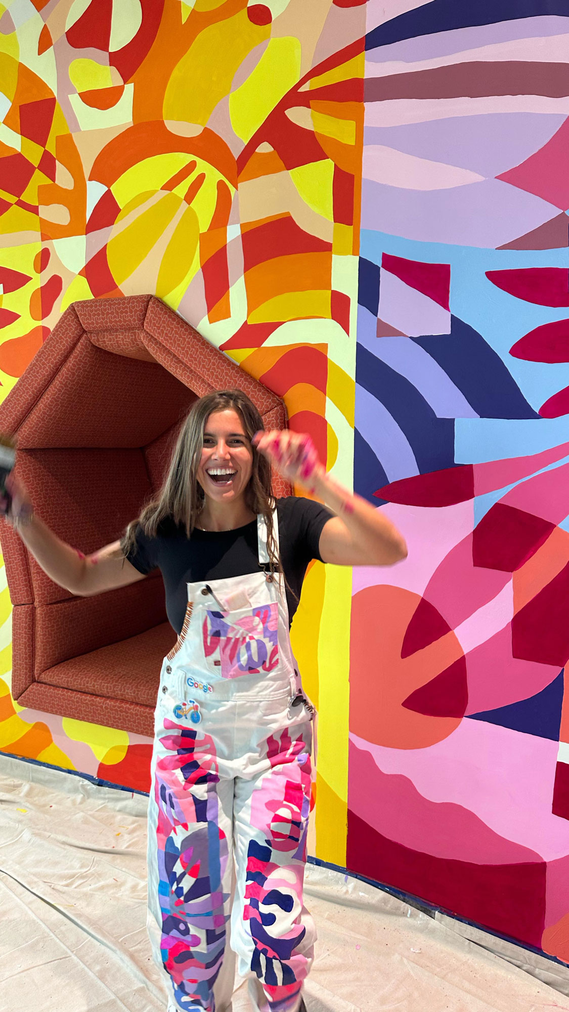Google Team Journey Mural